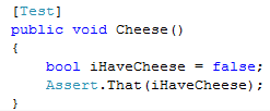 A Test for Cheese